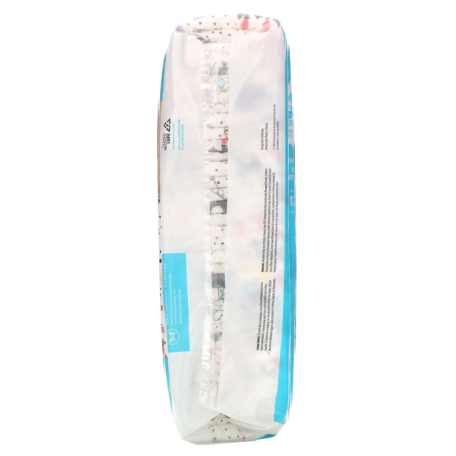 The Honest Company, Honest Diapers, Size 1, 8-14 Pounds, Space Travel, 35 Diapers - Imagem 3