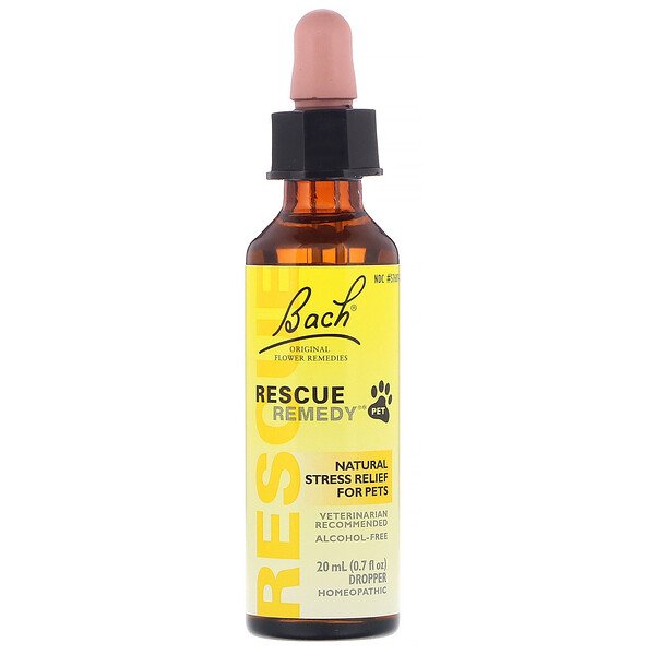 Bach, Florais Originais, Rescue para Animal de Estimação, 20 ml (0,7 fl oz)