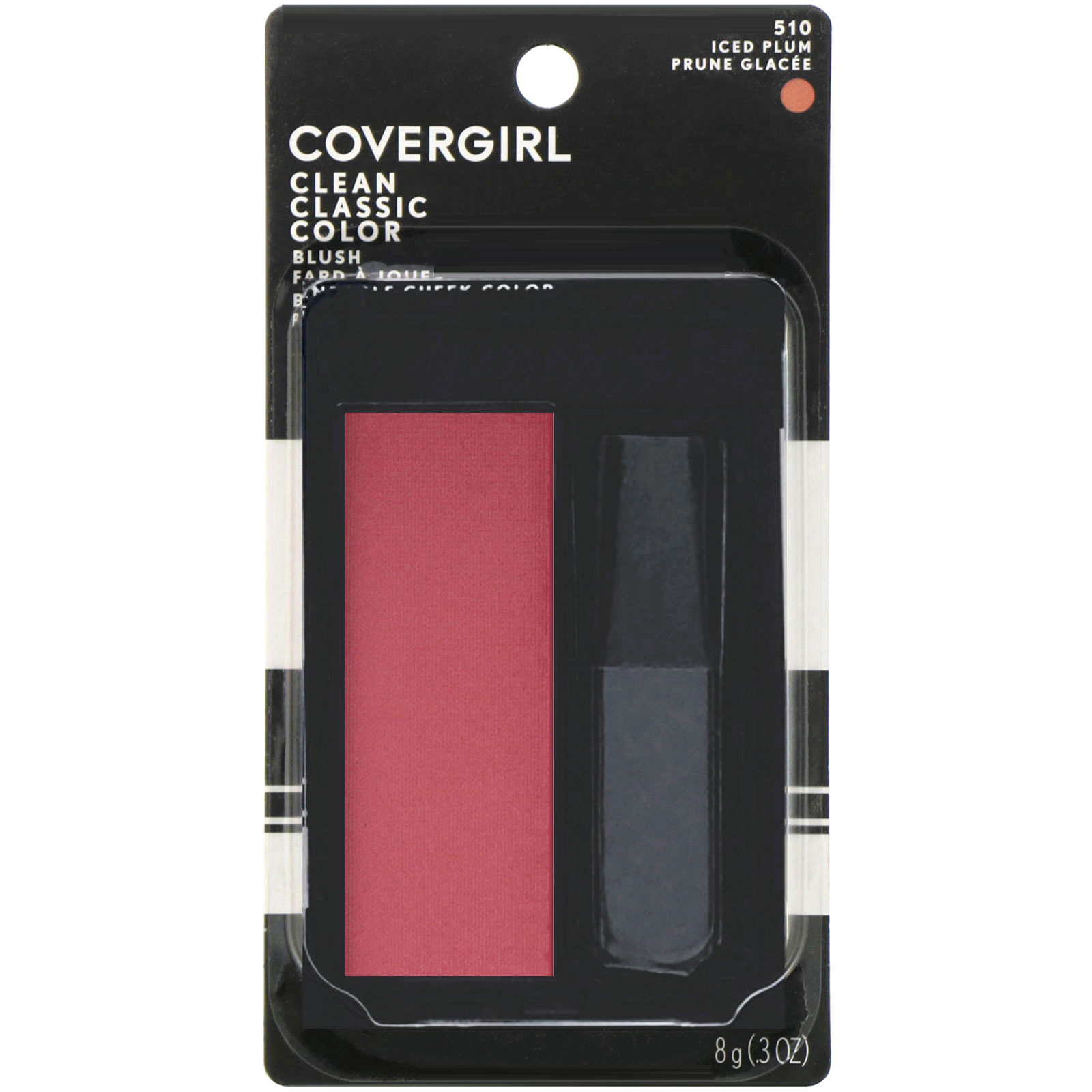 Covergirl, Clean, Blush básico e de cor clássica, 510 Ameixa gelada, 8 g - Imagem 2