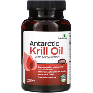 Comprar futurebiotics, antarctic krill oil with astaxanthin, 1,000 mg, 180 softgels preço no brasil óleo de krill suplementos nutricionais suplemento importado loja 149 online promoção -