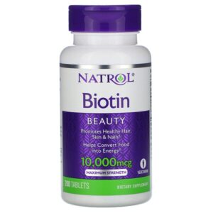 Comprar natrol, biotin, maximum strength, 10,000 mcg, 200 tablets preço no brasil marcas a-z melatonina natrol sono suplementos suplemento importado loja 9 online promoção -