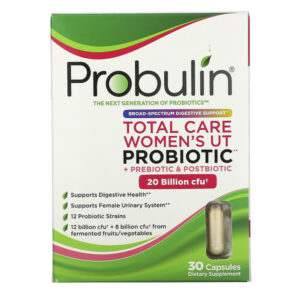 Comprar probulin, total care women’s ut probiotic, 20 billion cfu, 30 capsules preço no brasil prebióticos suplementos nutricionais suplemento importado loja 77 online promoção -