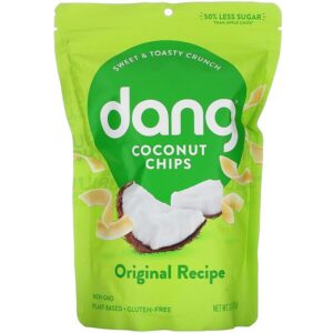 Comprar dang, coconut chips, original recipe, 3. 17 oz (90 g) preço no brasil marcas a-z melatonina natrol sono suplementos suplemento importado loja 47 online promoção -