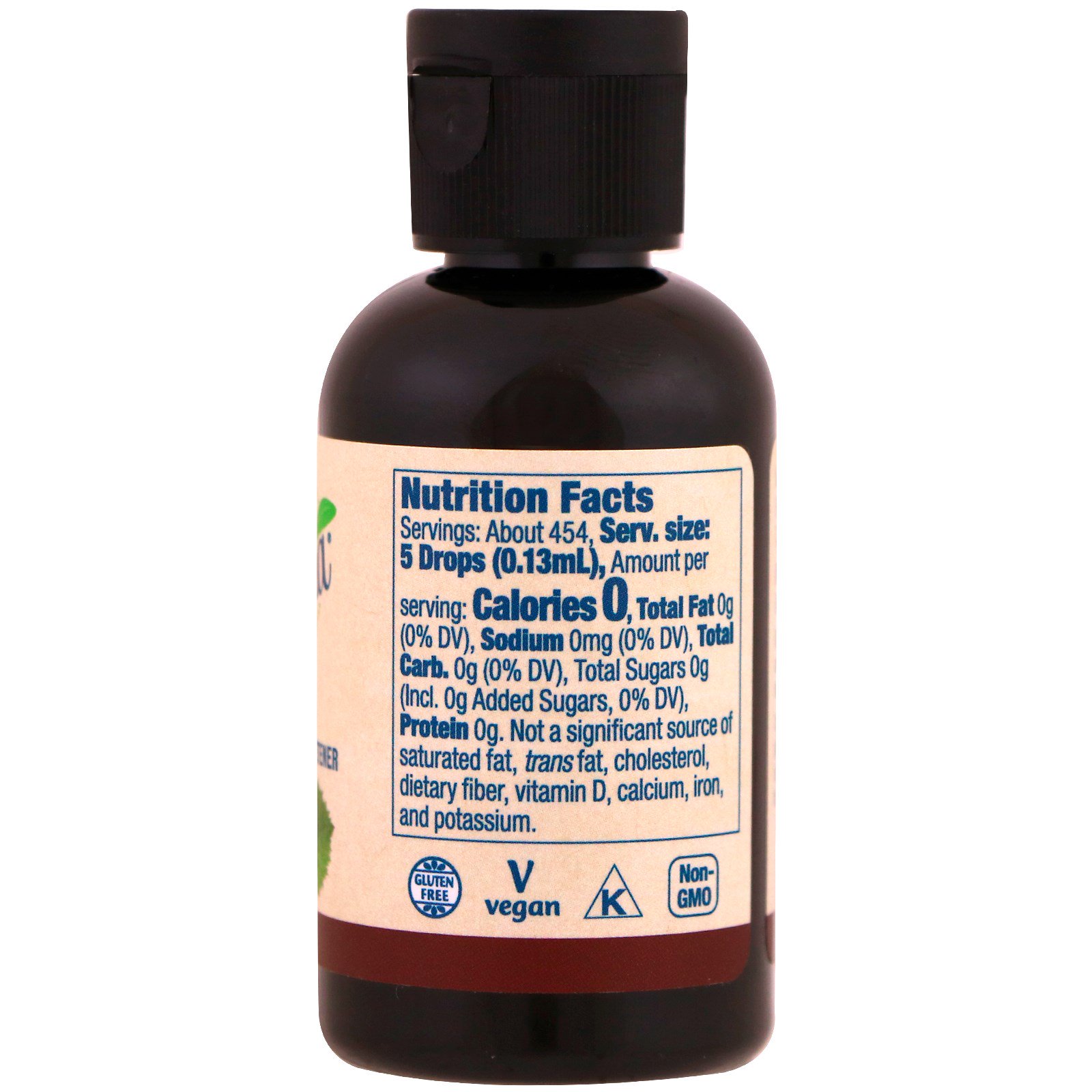 Now Foods, Better Stevia, Avelã, frasco de 2 oz (59 ml) - Imagem 2