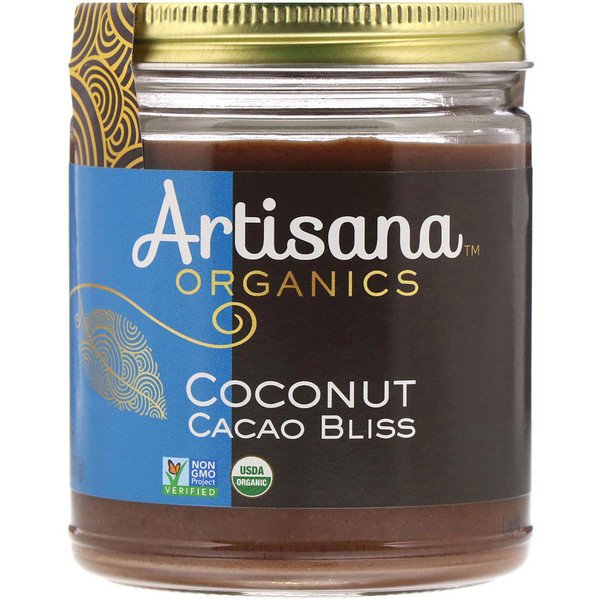 Artisana, Orgânico, Benção de Cacau e Coco Brutos, Manteiga de Nozes, 8 oz (227 g)